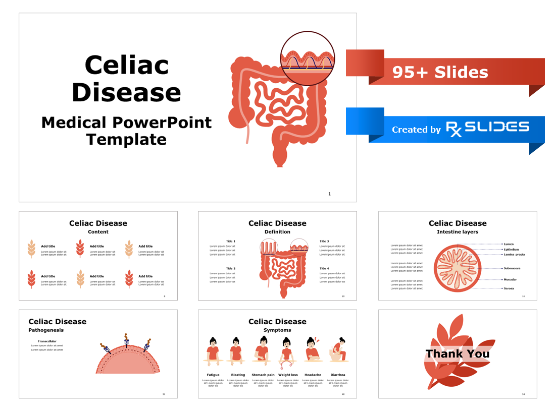 Download Celiac Disease Powerpoint Template Rxslides